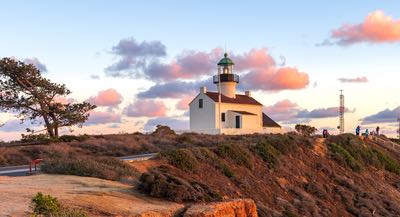Old Point Loma Lighthouse at the Cabrillo National Monument