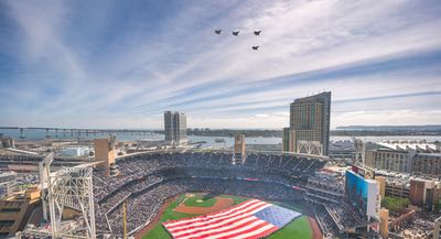 Summer Day Padres Game at Petco Park