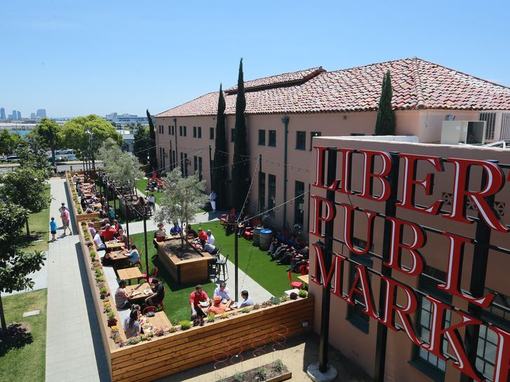 Liberty Public Market open space for dining.