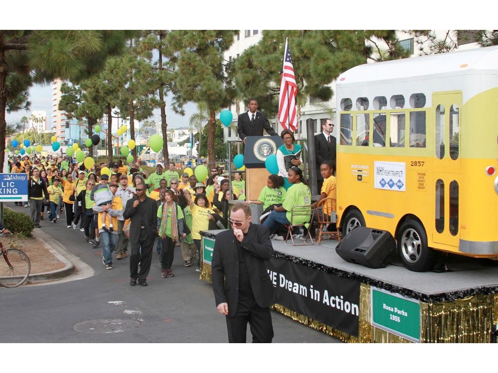 Annual Martin Luther King Jr. Day Parade in San Diego, Ca.