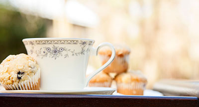 Tea & Muffins at Bed & Breakfast