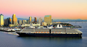 Cruise ship  in San Diego CA 
