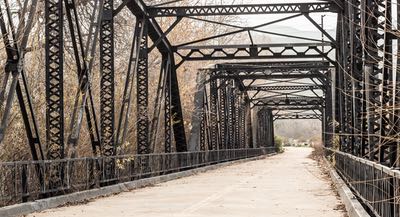 Sweetwater River Bridge stop along a Historic Highway 94 road trip