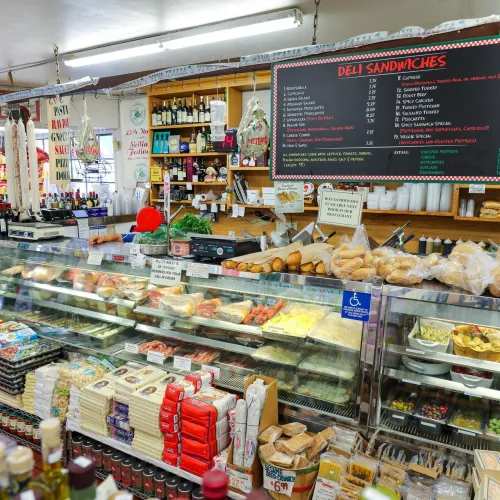 Mona Lisa Market in Little Italy neighborhood of San Diego, CA