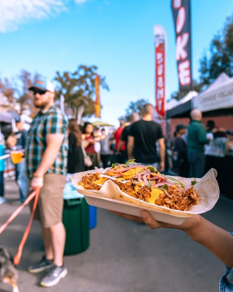 Food at Hillcrest Farmers Market in San Diego, CA
