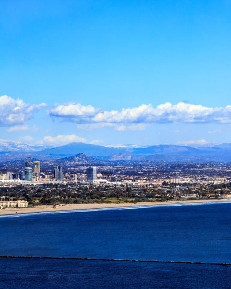 View of Downtown San Diego and Coronado Island from Cabrillo National Monument 