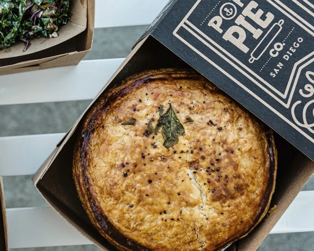 Pot Pies and sides from Pop Pie Co. in San Diego, CA