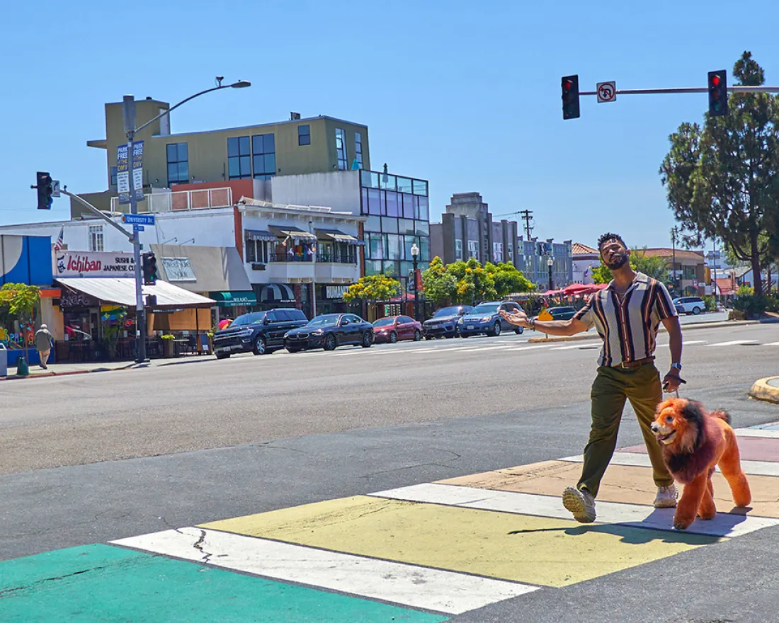 Take A Stylish Stroll With Gabriel Feitosa in Hillcrest, San Diego, CA