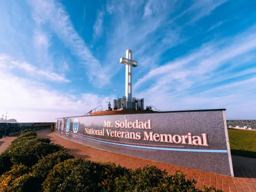 Mount Soledad Memorial in La Jolla