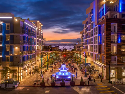 Piazze Degla Familia in San Diego's Little Italy neighborhood