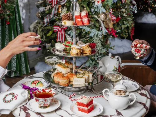 Tea tasting at the Lafayette Hotel & Swim Club in San Diego's North Park