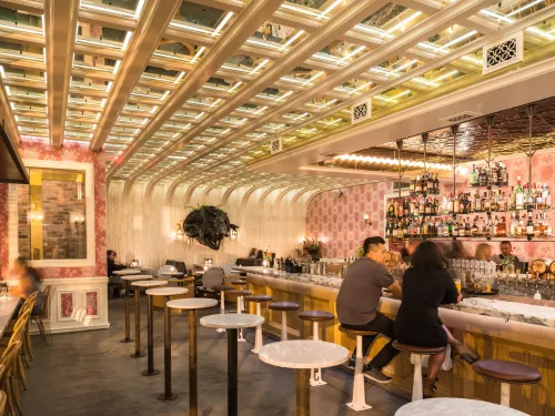 People sitting at bar in Kindred in the San Diego neighborhood of South Park