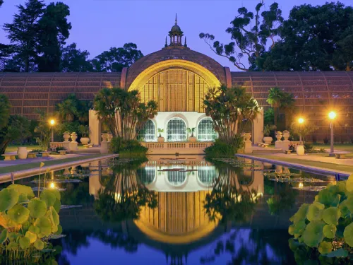Botanical Building and the Lily Pond