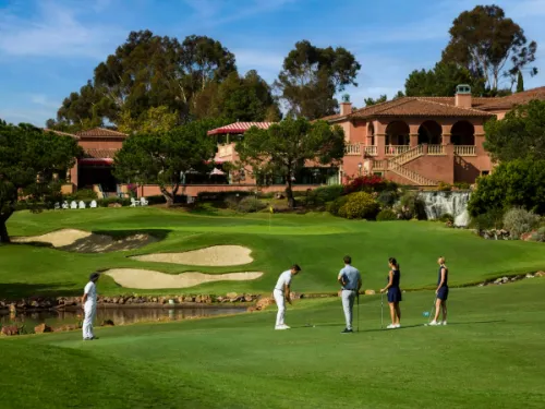 Golfers play a game at The Grand Golf Club at Fairmont Grand Del Mar