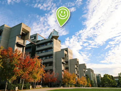 A Cottage Perched on the Corner of a Building