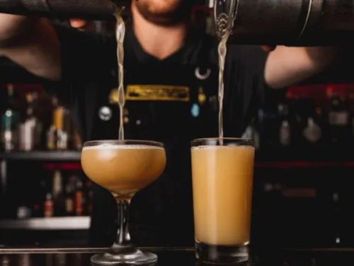 8 P.M.: Drinks at Prohibition 