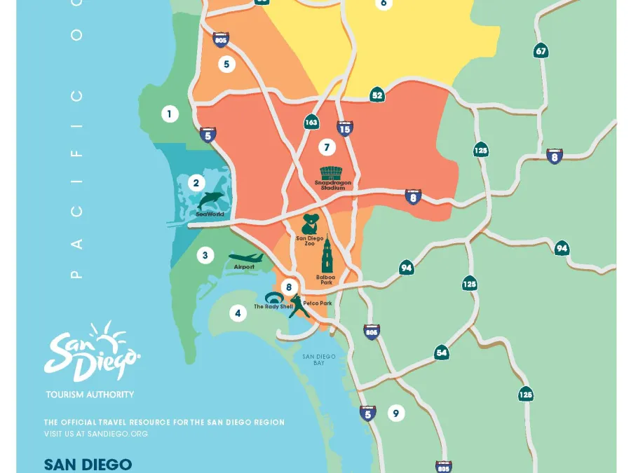 San Diego Subregion Map